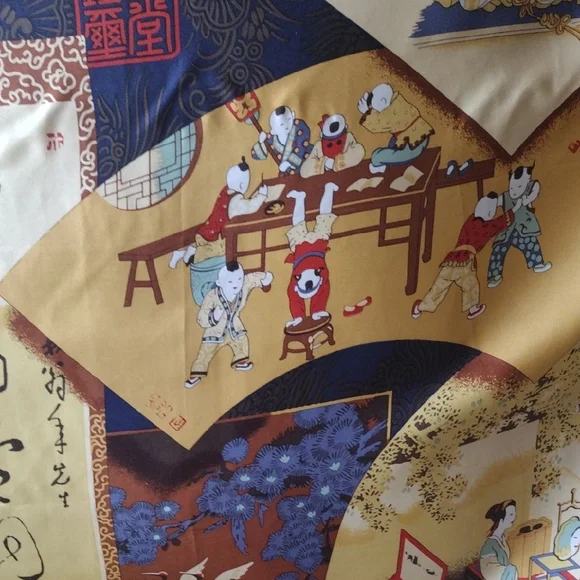 Elegant Silk Scarf - Picture 6 of 8